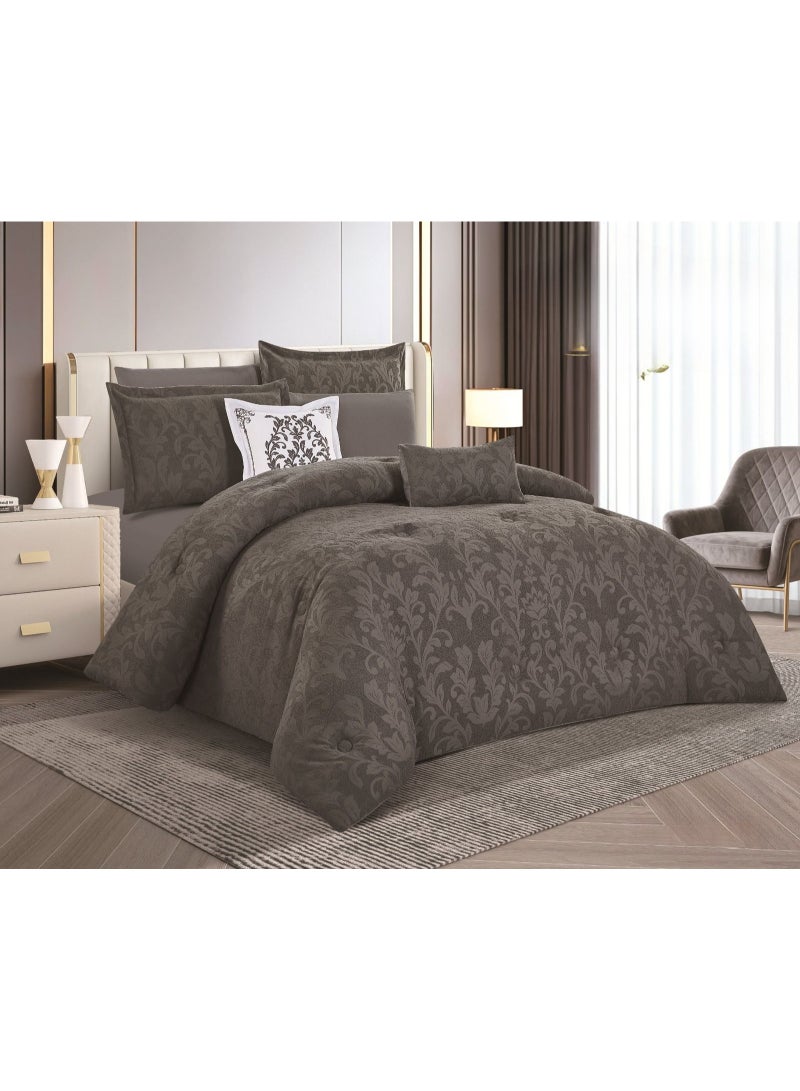 Summer Jacquard Double Bedspread, 8 Pieces